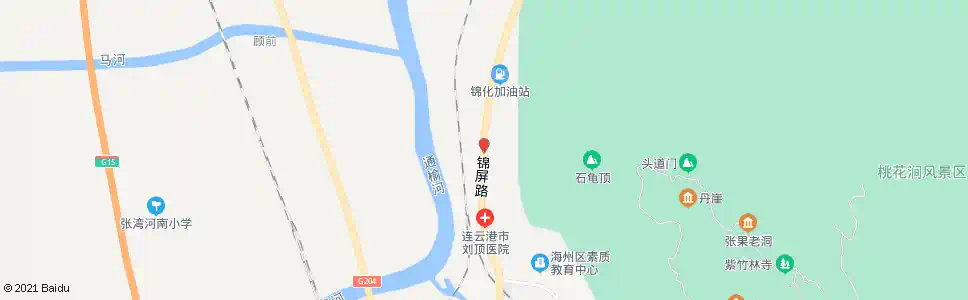 连云港锦化_公交站地图_连云港公交_妙搜公交查询2025