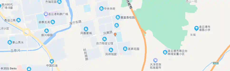 连云港新海中学凤凰校区_公交站地图_连云港公交_妙搜公交查询2025