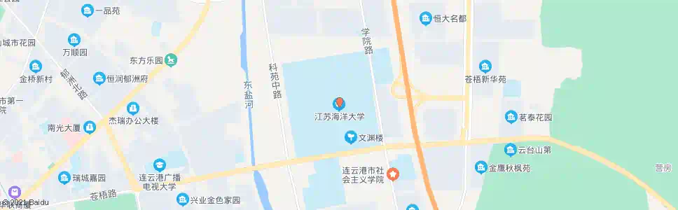 连云港淮海工学院_公交站地图_连云港公交_妙搜公交查询2025
