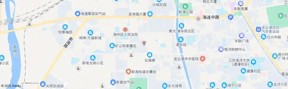连云港西小区北门_公交站地图_连云港公交_妙搜公交查询2025