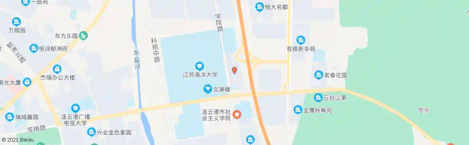 连云港淮海花园_公交站地图_连云港公交_妙搜公交查询2025