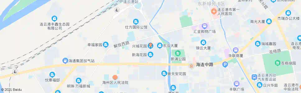 连云港兴城花园_公交站地图_连云港公交_妙搜公交查询2025