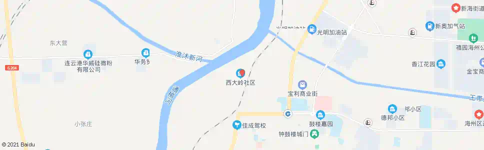 连云港西大岭_公交站地图_连云港公交_妙搜公交查询2025