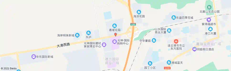 连云港香缇花园_公交站地图_连云港公交_妙搜公交查询2025