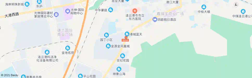 连云港西园路(BRT)_公交站地图_连云港公交_妙搜公交查询2025