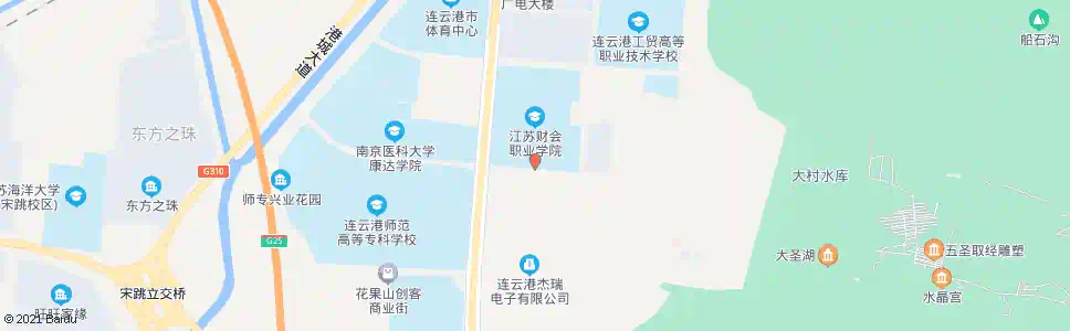 连云港财经学校南门_公交站地图_连云港公交_妙搜公交查询2025