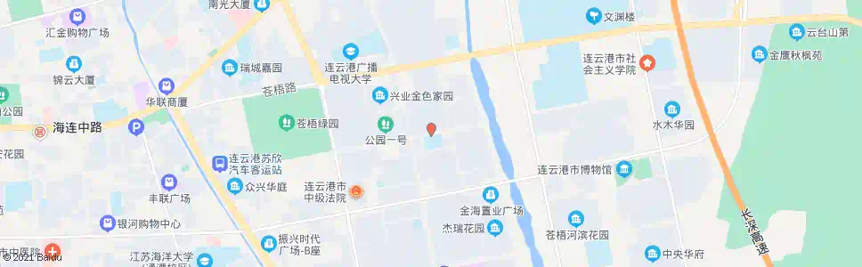 连云港明珠皇冠花园南_公交站地图_连云港公交_妙搜公交查询2025