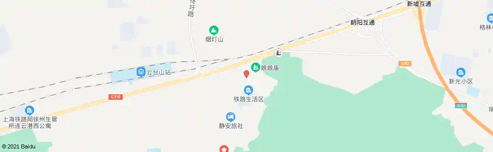 连云港朝阳中学_公交站地图_连云港公交_妙搜公交查询2025
