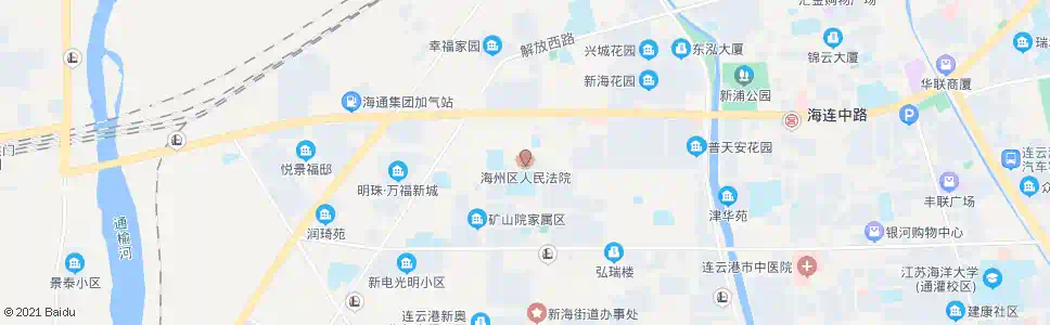 连云港海州区法院_公交站地图_连云港公交_妙搜公交查询2025