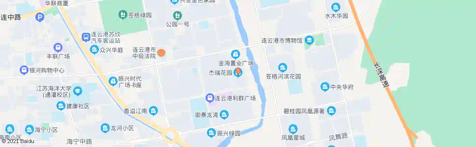 连云港杰瑞花园_公交站地图_连云港公交_妙搜公交查询2025