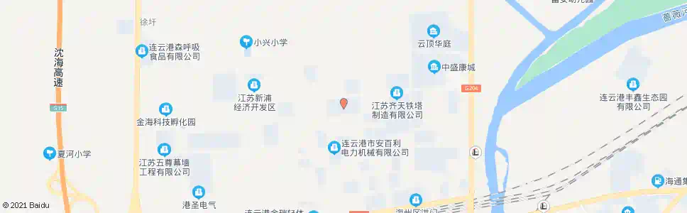 连云港新秀箱包_公交站地图_连云港公交_妙搜公交查询2025