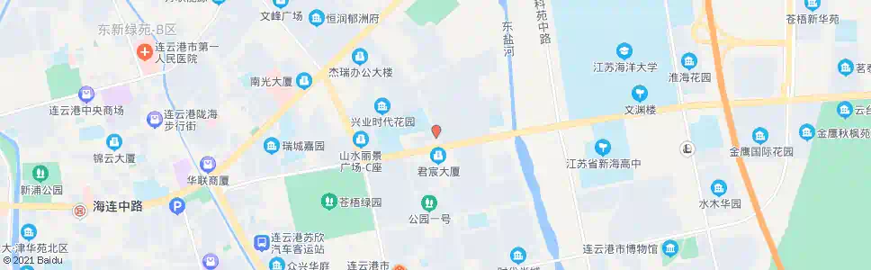 连云港同科汇丰国际西_公交站地图_连云港公交_妙搜公交查询2025