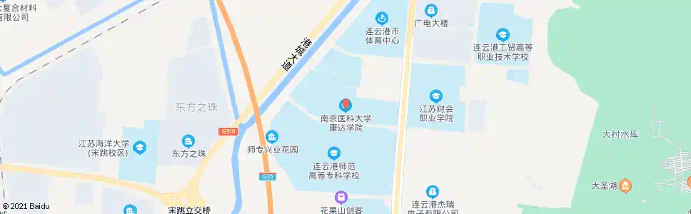 连云港康达学院_公交站地图_连云港公交_妙搜公交查询2025