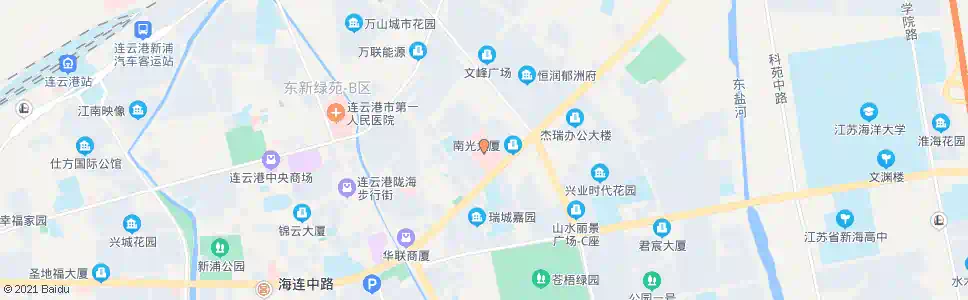 连云港第二人民医院_公交站地图_连云港公交_妙搜公交查询2025