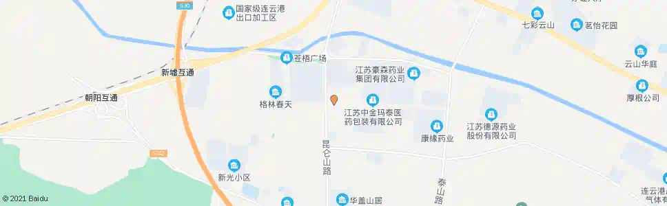 连云港长江路口_公交站地图_连云港公交_妙搜公交查询2025