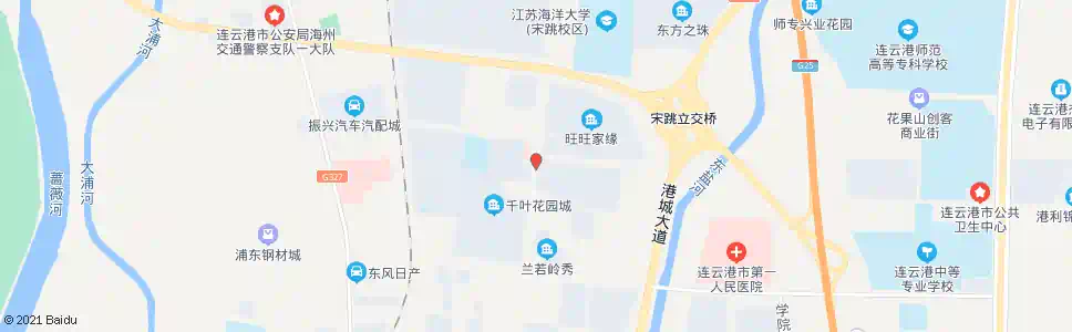 连云港千叶花园_公交站地图_连云港公交_妙搜公交查询2025