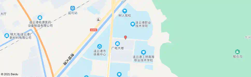 连云港职业技术学院南门_公交站地图_连云港公交_妙搜公交查询2025