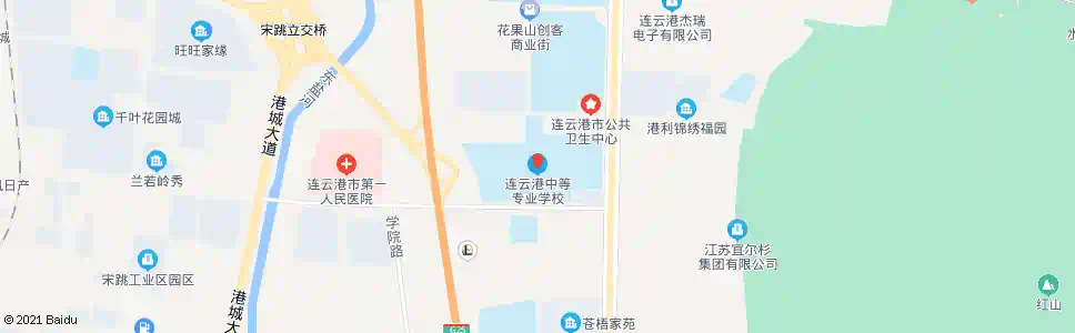 连云港连云港中专学校_公交站地图_连云港公交_妙搜公交查询2025