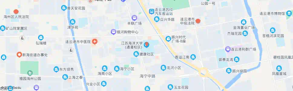 连云港淮海通灌校区_公交站地图_连云港公交_妙搜公交查询2025