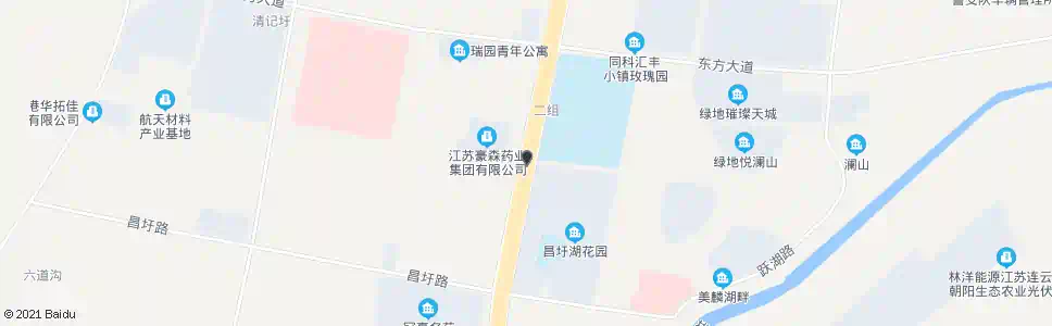 连云港豪森药业_公交站地图_连云港公交_妙搜公交查询2025