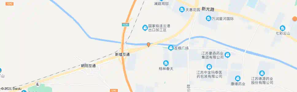 连云港出口加工区(BRT)_公交站地图_连云港公交_妙搜公交查询2025