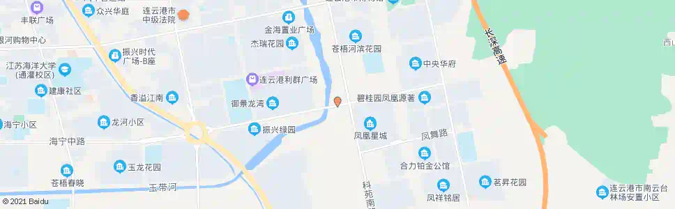 连云港科苑路口(北)_公交站地图_连云港公交_妙搜公交查询2025