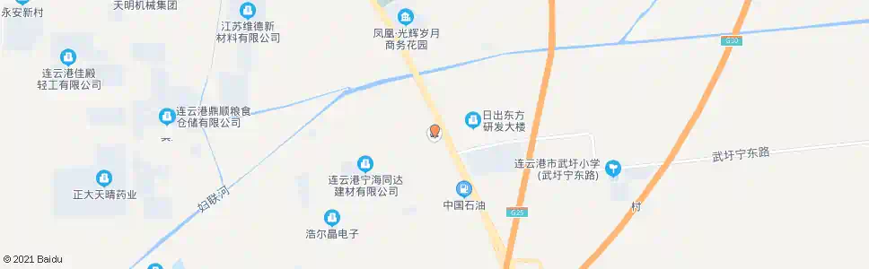 连云港南城加油站_公交站地图_连云港公交_妙搜公交查询2025