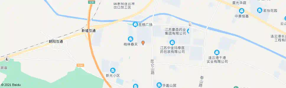 连云港天山路_公交站地图_连云港公交_妙搜公交查询2025