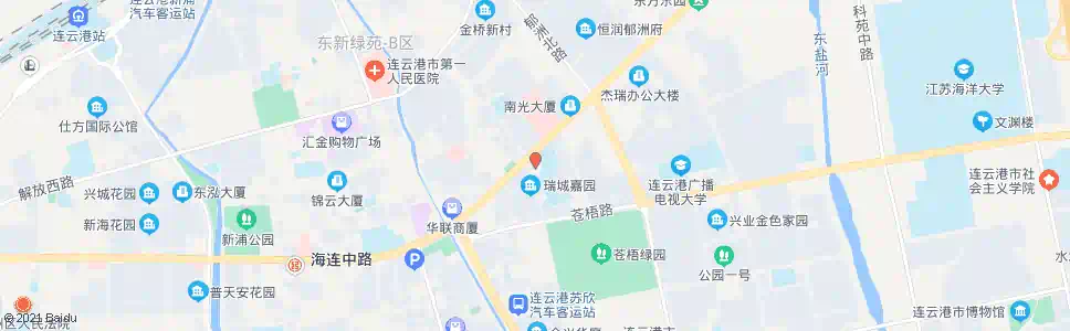连云港外国语学校(BRT)_公交站地图_连云港公交_妙搜公交查询2025