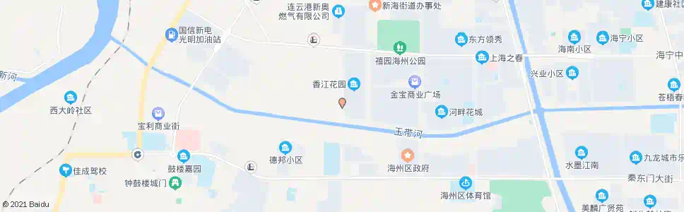 连云港香江花园1期_公交站地图_连云港公交_妙搜公交查询2025