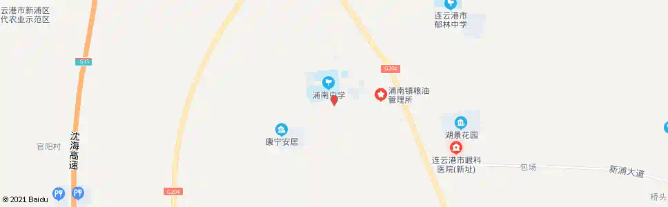 连云港浦南中学_公交站地图_连云港公交_妙搜公交查询2025