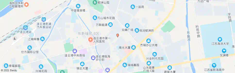 连云港万润花园南_公交站地图_连云港公交_妙搜公交查询2025