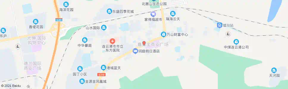 连云港嘉瑞宝广场(BRT)_公交站地图_连云港公交_妙搜公交查询2025
