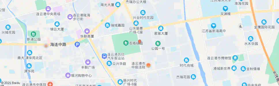 连云港苍梧小区西门_公交站地图_连云港公交_妙搜公交查询2025