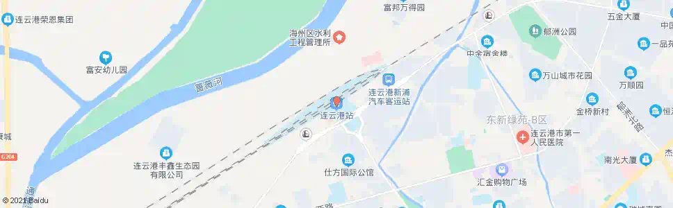 连云港南环路口_公交站地图_连云港公交_妙搜公交查询2025