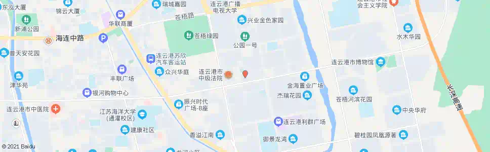 连云港市检察院_公交站地图_连云港公交_妙搜公交查询2025