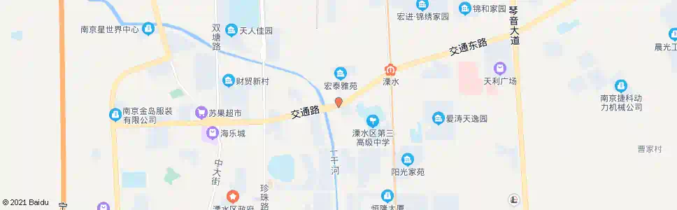 南京溧水中山桥_公交站地图_南京公交_妙搜公交查询2025