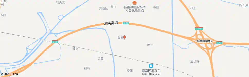 南京彭营_公交站地图_南京公交_妙搜公交查询2025