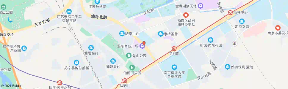 南京仙隐北路文范路_公交站地图_南京公交_妙搜公交查询2025
