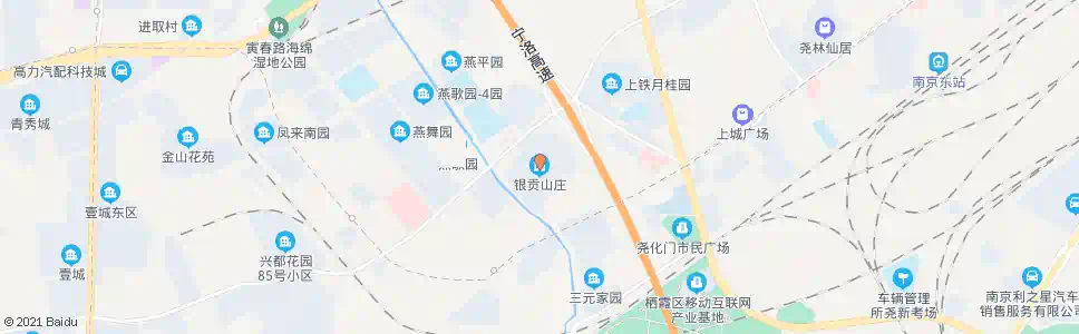 南京银贡山庄_公交站地图_南京公交_妙搜公交查询2025