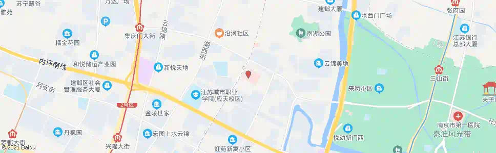 南京安泰村(省第二中医院)_公交站地图_南京公交_妙搜公交查询2025