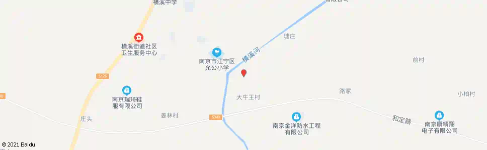南京牛王村_公交站地图_南京公交_妙搜公交查询2025