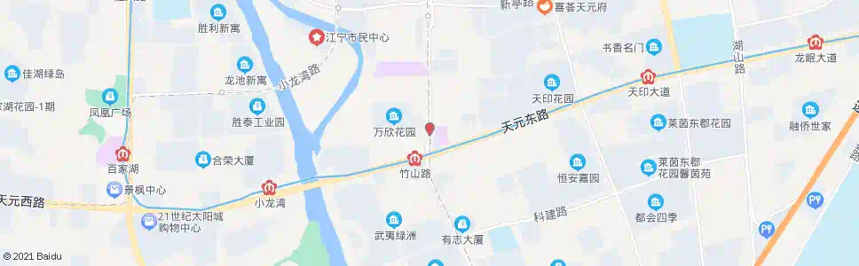 南京天元路_公交站地图_南京公交_妙搜公交查询2025