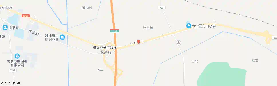 南京方山村_公交站地图_南京公交_妙搜公交查询2025
