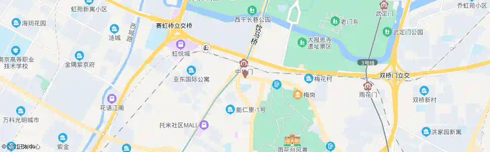 南京雨花西路北_公交站地图_南京公交_妙搜公交查询2025