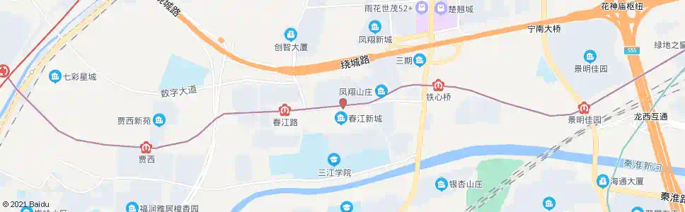 南京春江路西站_公交站地图_南京公交_妙搜公交查询2025