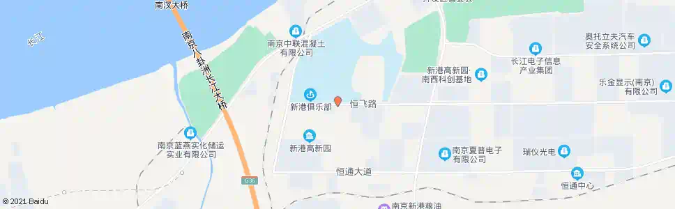 南京恒飞路兴文路_公交站地图_南京公交_妙搜公交查询2025