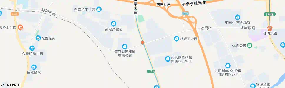 南京秣周中路_公交站地图_南京公交_妙搜公交查询2025