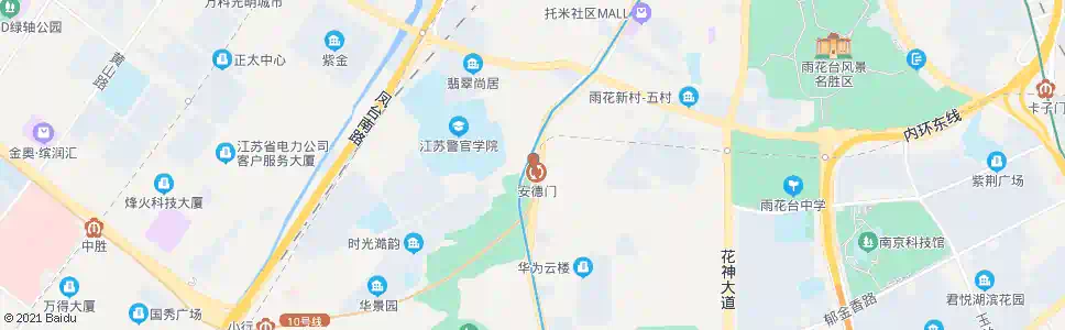 南京安德门地铁站_公交站地图_南京公交_妙搜公交查询2025
