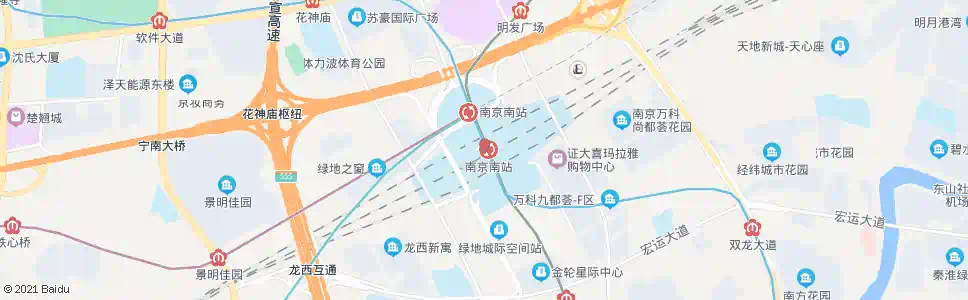 南京高余村南_公交站地图_南京公交_妙搜公交查询2025